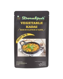 DORABJEES BRD VEGETABLE KADAI FREEZE DRIED HEAT  AND EAT READY IN 5 MINS  90G