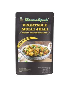 DORABJEES BRD VEGETABLE MULI JULI FREEZE DRIED HEAT  AND EAT READY IN 5 MINS  80G