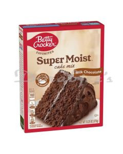 BETTY CROCKER SUPER MOIST MILK CHOCOLATE CAKE MIX 375G
