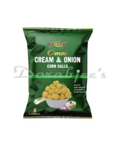 LITE N FIT OMNI CREAM ONION CORN BALLS 90G