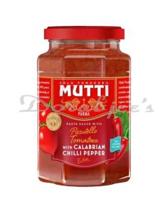 MUTTI PIZZUTELO TOMATOES  AND CALABRIAN CHILLI PEPPER PASTA SAUCE 400G