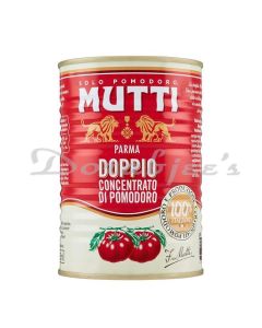 MUTTI DOPPIO CONCENTRATO DI POMODORO CONCENTRATED DOUBLE TOMATO PASTE TIN 440G