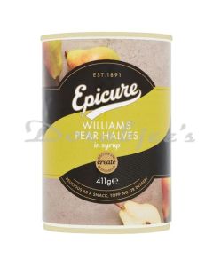 EPICURE WILLIAMS PEAR HALVES 411G