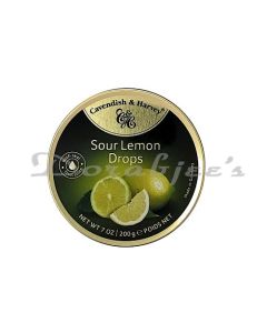 CAVENDISH AND HARVEY SOUR LEMON DROPS 200G
