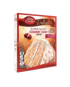 BETTY CROCKER SUPER MOIST CHERRY CHIP CAKE MIX 432G