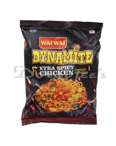 WAI WAI DYNAMITE EXTRA SPICY CHICKEN NOODLES  100G
