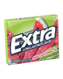 WRIGLEYS WATERMELON SF GUM 15 STICKS