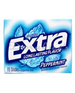 WRIGLEYS EXTRA PEPPERMINT 15 STK