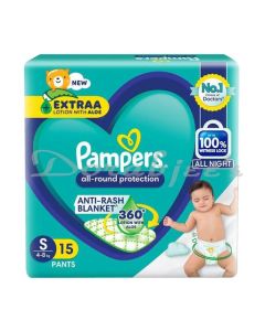PAMPER PANTS SMALL 15 4 8 KG