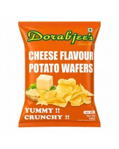 DORABJEES BRD CHEESE FLAVOR  POTATO  WAFERS CHIPS 100G