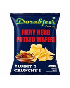 DORABJEES BRD FIERY HERB POTATO WAFERS CHIPS 100S