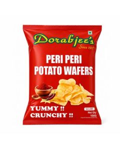 DORABJEES BRD PERI PERI POTATO WAFERS CHIPS 100G