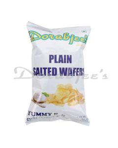 DORABJEES BRD PLAIN SALTED POTATO WAFERS CHIPS 100G