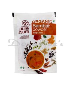 PURE AND SURE ORGANIC  SAMBAR PWD 100G