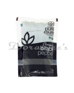 PURE AND SURE ORGANIC  BL PEPPER WH100G
