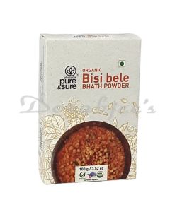 PURE AND  SURE ORGANIC BISIBELE BHATH POWDER 100 G