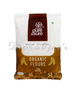 PURE AND SURE ORGANIC  RICE FLOUR 1KG