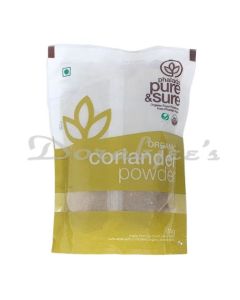 PURE AND SURE ORGANIC  CORIANDER POW100G