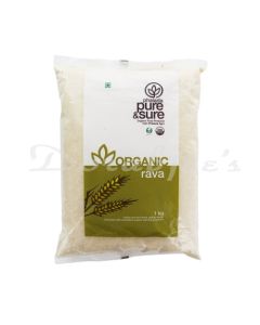PURE AND SURE ORGANIC  RAVA 1 KG