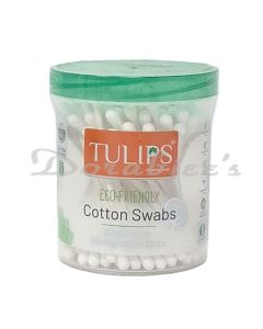 TULIPS ECO FRIENDLY COTTON STICKS SWABS 100S