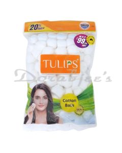 TULIPS COTTON WHITE BALL 120 S