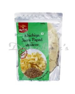 RIF ROYAL FOOD KHICHIYA JEERA PAPAD 200G