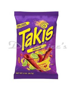 TAKIS FUEGO HOT CHILLI PEPPER TORTILLA CHIPS 56G