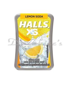 HALLS LEMON SODA FLAVOR CANDY SUGAR FREE 14G