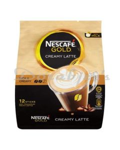 NESCAFE GOLD  CREAMY LATTE COFFEE 12S  372 G
