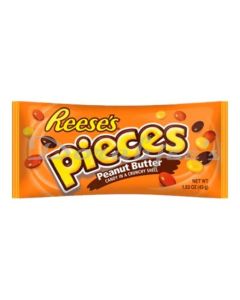 REESES CHOCOLATE PIECES PEANUT BUTTER CANDY 43G
