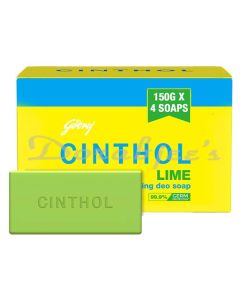 CINTHOL LIME DEO SOAP 150GX4