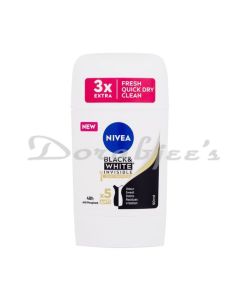 NIVEA BLACK & WHITE INVISIBLE SILKY SMOOTH DEO STICK FOR WOMEN ANTIPERSPIRANT 50ML