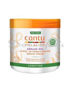 CANTU ARGAN OIL LEAVE IN CONDITIONING REPAIR CREAM 453G