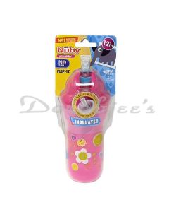 NUBY INSULATED FLIP IT STRAW ACTIVE SIPPER FOR YOUR KIDS 270ML  9609
