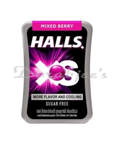HALLS XS MIXED BERRY SUGAR FREE CANDY COOLING CANDY REFRESHNER NEW FLAVOUR 12G