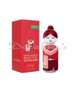 UNITED COLORS OF BENETTON WOMEN SISTERLAND RED ROSE EAU DE TOILETTE 80ML