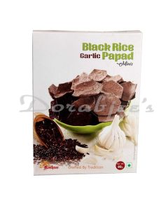 ROSHNEE BLACK RICE GARLIC PAPAD 80G