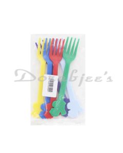 KIDS PARTY FORK 6 PCS