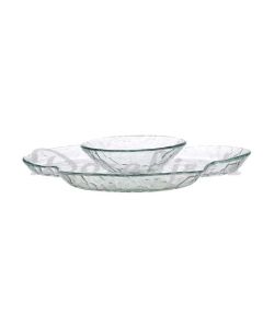 NATURALLYOURS SERVING GLASS TRAY 6284 2PC