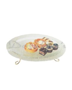 NATURALLYOURS SERVING GLASS TRAY 6104 2PC