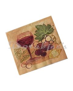 THR COCKTAIL TISSUE 25X25 20LEAF