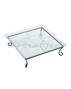 NATURALLYOURS SERVING GLASS TRAY 6462 2PCS