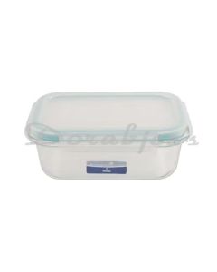 NATURALLYOURS GLASS RECTANGLE CONTAINER 1050 ML WITH PP LID