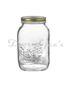 NATURALLYOURS NYSK22SGWL05 GLASS JAR WITH LID 500ML 1PC