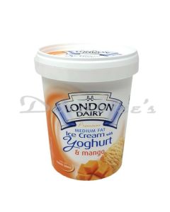 LONDON DAIRY ICE CREAM MEDIUM FAT YOGURT MANGO 500ML