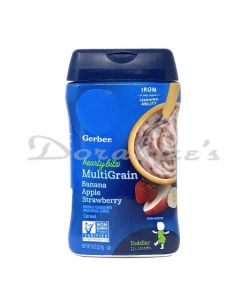GERBER BABY HEARTY BITS BANANA APPLE STRAWBERRY 227G