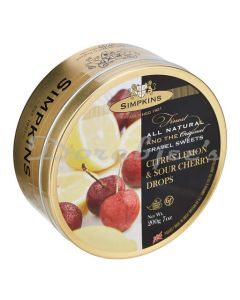 SIMPKINS CITRUS LEMON & SOUR CHERRY DROPS 200 G