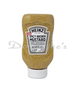 HEINZ SPICY BROWN MUSTARD 396G