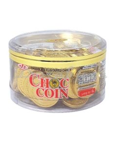 GOLD COIN CHOCOLATE ROUND BOX     168 G