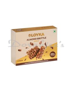 LOYKA ALMOND BRITTLE GOLD 4 PIECES 58G